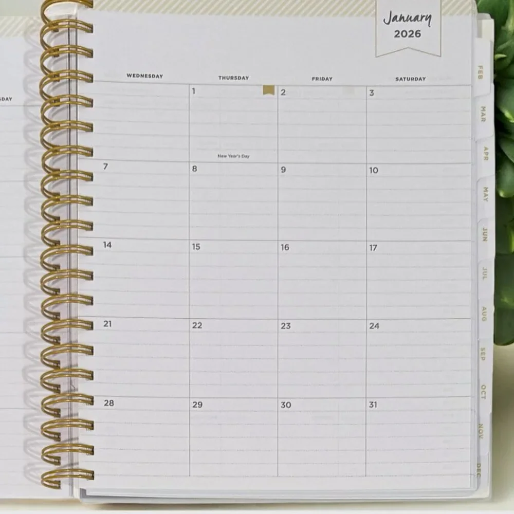 2026 Aurora Boreal Gradient Daily/Monthly Planner Gift Set